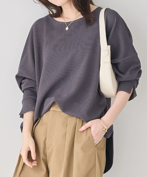 Viola e Viola（ヴィオラ エ ヴィオラ） tシャツ ふくれジャガード