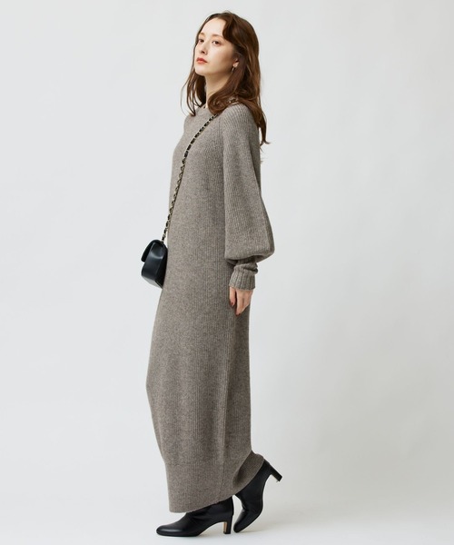 BABYLONE（バビロン） ニットワンピース フリー ライトベージュ