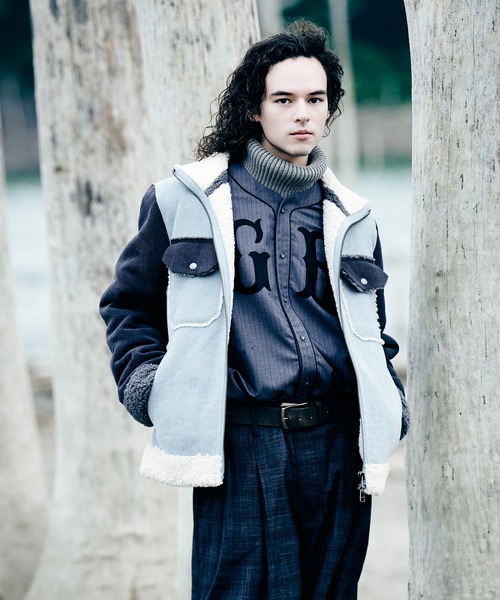 glamb（グラム） コート ジャケット High Neck Corduroy Ranch Jacket