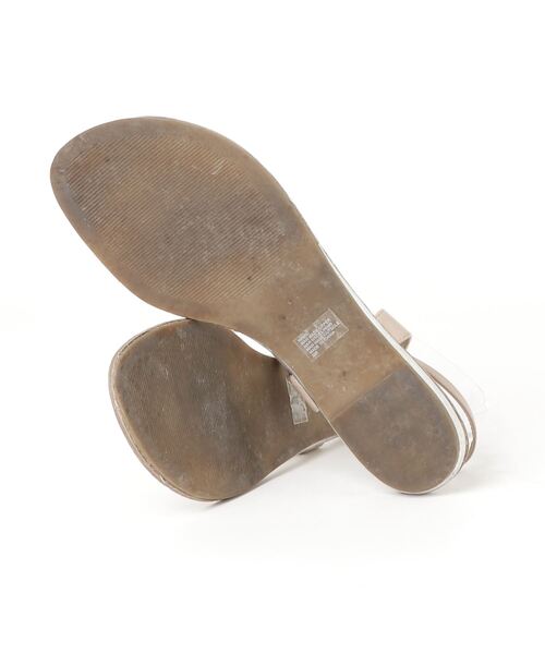 「STEVE MADDEN」 フラットサンダル - グレー レディース_画像3