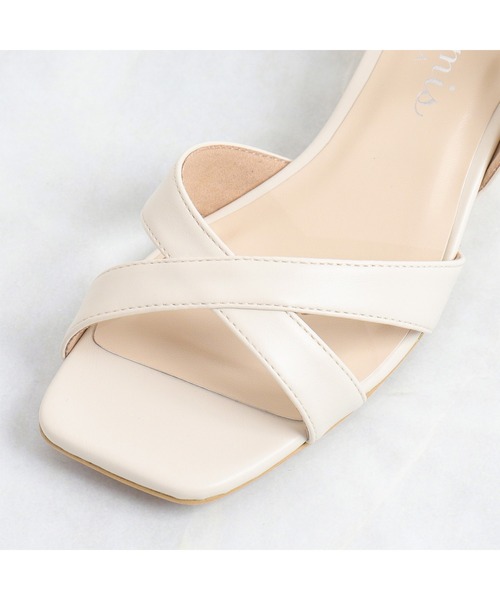 「artemis by DIANA」 ヒールサンダル M ブラック レディース_画像7