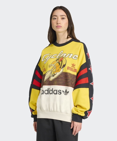 トレーナー スウェット アーカイブ サイクリング スウェットシャツ / トレーナー / アディダスオリジナルス adidas Originals レデ | adidas