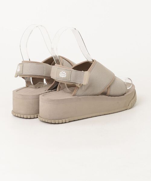「SHAKA」 フラットサンダル 24cm ベージュ レディース_画像2