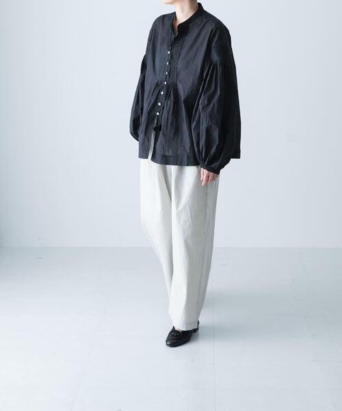 かぐれ パンツ コットン2タックイージーパンツ レディース : ZOZOTOWN