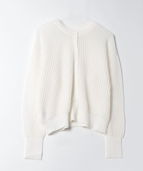 「SHIPS any」 長袖ニット ONE SIZE オフホワイト レディース_画像2