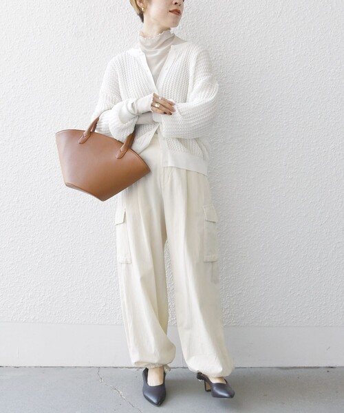 「SHIPS any」 長袖ニット ONE SIZE オフホワイト レディース_画像5