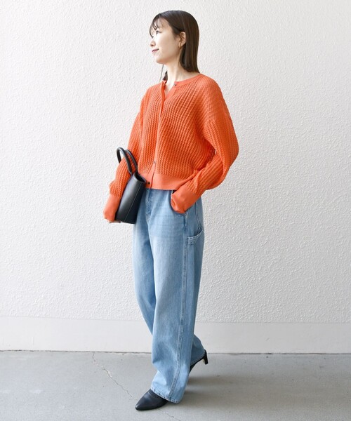 「SHIPS any」 長袖ニット ONE SIZE オフホワイト レディース_画像7