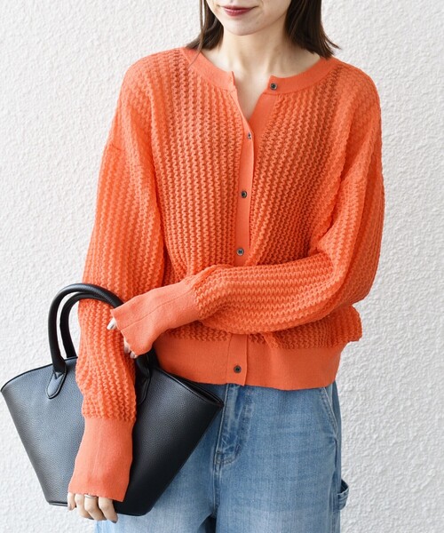 「SHIPS any」 長袖ニット ONE SIZE オフホワイト レディース_画像9