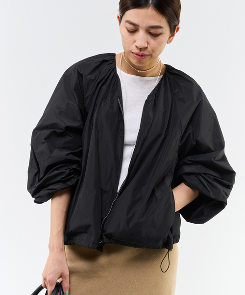 IENA（イエナ） ジップアップブルゾン FREE ブラック レディース