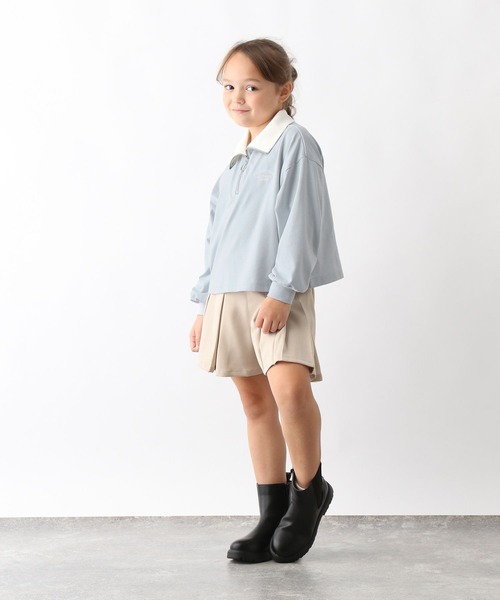 GLOBAL WORK（グローバルワーク） tシャツ ヘビロッTEEハーフZIP長袖