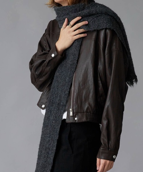 Theater code マフラー Wool Boucle Scarf / ウール ブークレマフラー