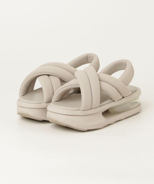 NIKE（ナイキ） フラットサンダル 24cm ベージュ レディース