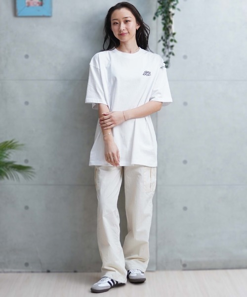 「SANTA CRUZ」 半袖Tシャツ M ライトブルー レディース_画像7