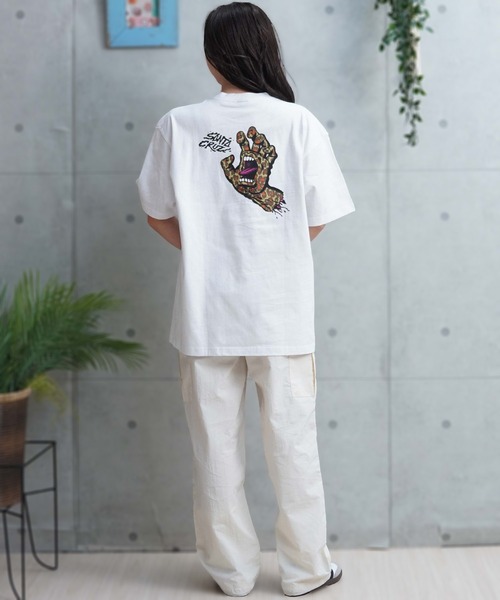 「SANTA CRUZ」 半袖Tシャツ M ライトブルー レディース_画像9