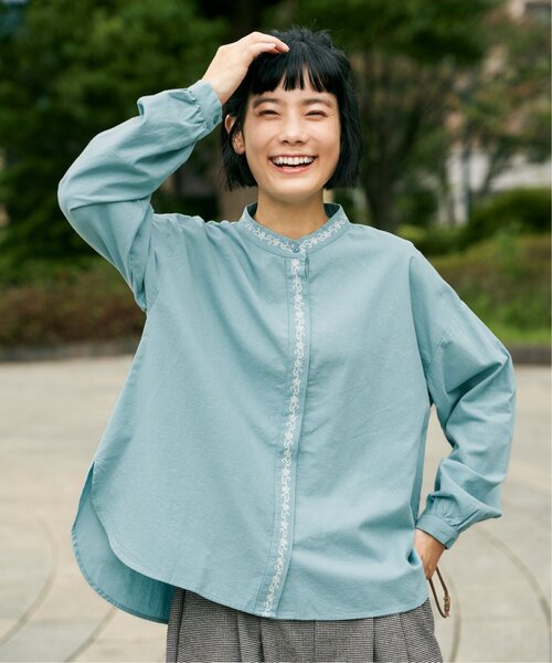 LBC（エルビーシー） ブラウス シャツ エクリュ エンブロイダリー