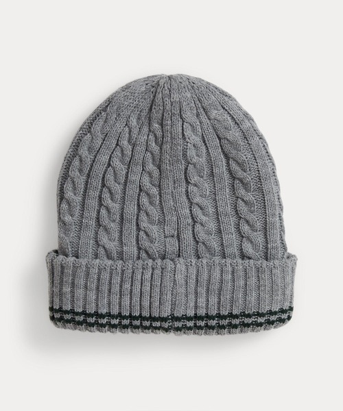 RLX ニット帽 ニットキャップ ケーブルニット ビーニー メンズ