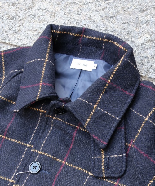 ATELANE（アテレーン） ステンカラーコート コート ATELANE / ツイード
