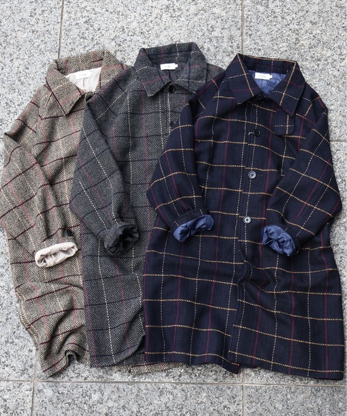 ATELANE（アテレーン） ステンカラーコート コート ATELANE / ツイード