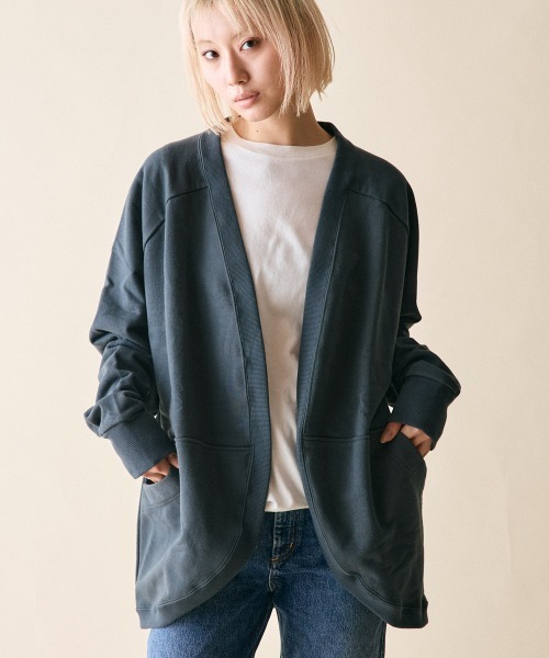 rehacer（レアセル） カーディガン : Dolman Wide Drape Cardigan Made