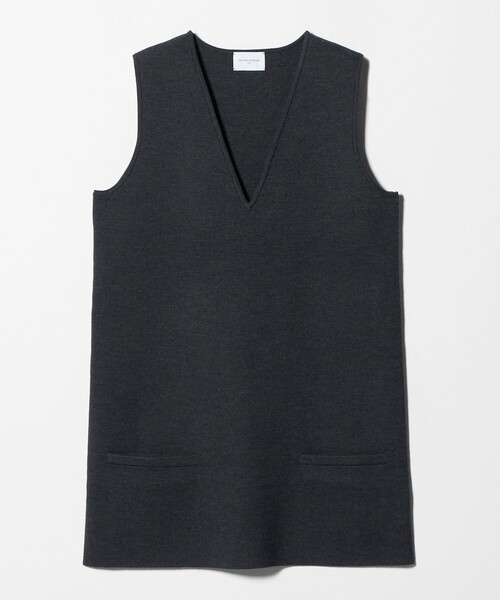 UNITED ARROWS ノースリーブ ベスト　ブラック UNITED ARROWS（ユナイテッドアローズ） ベスト ジレ ケーブル