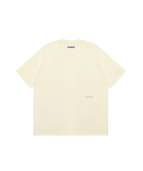 「AAPE BY A BATHING APE」 半袖Tシャツ MEDIUM アイボリー メンズ_画像9