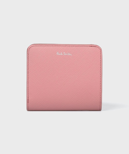【新品】ポールスミス スワールCライン 折り財布 ピンク スワールカラー 定価52%OFF【未使用品】ポールスミス スワールカラーライン 三つ折り