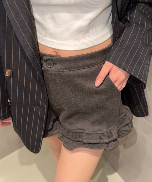 パンツ ダブルフリルショートパンツ レディース : ZOZOTOWN Yahoo!店