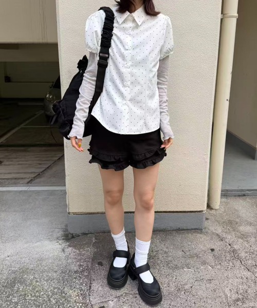 パンツ ダブルフリルショートパンツ レディース : ZOZOTOWN Yahoo!店