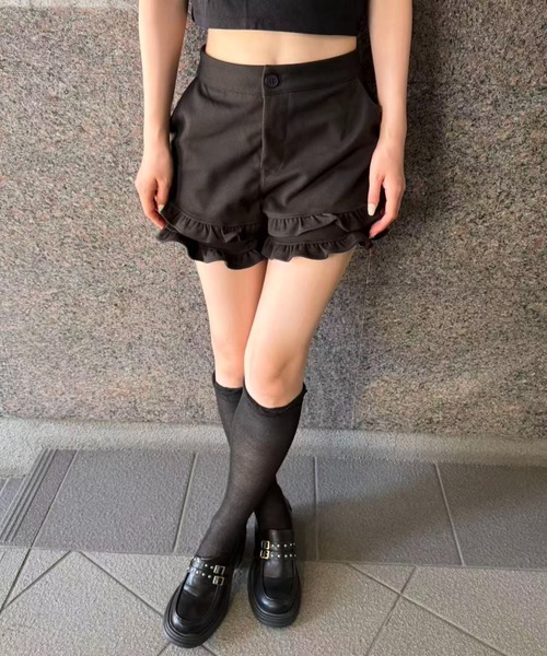 パンツ ダブルフリルショートパンツ レディース : ZOZOTOWN Yahoo!店