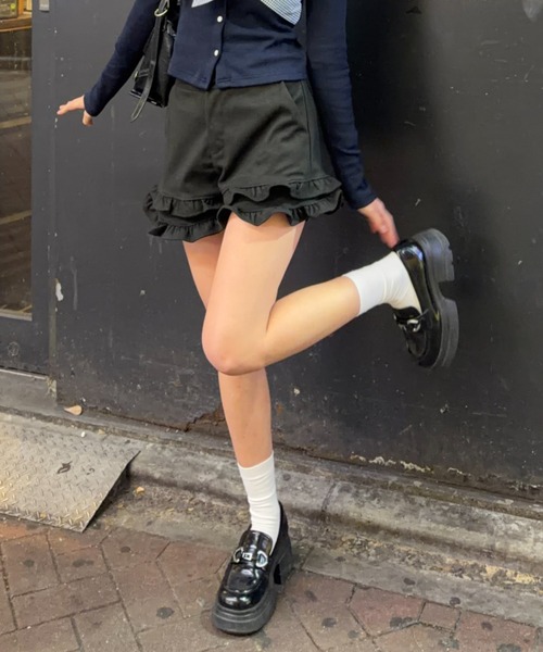 パンツ ダブルフリルショートパンツ レディース : ZOZOTOWN Yahoo!店