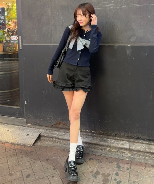 パンツ ダブルフリルショートパンツ レディース : ZOZOTOWN Yahoo!店