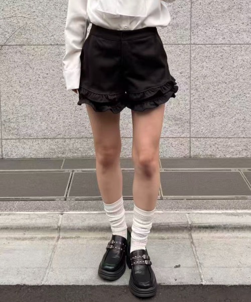パンツ ダブルフリルショートパンツ レディース : ZOZOTOWN Yahoo!店 パンツ ダブルフリルショートパンツ レディース : ZOZOTOWN Yahoo!店