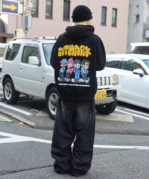 ATMARK パーカー 「フリーサイズ / UNISEX 」ATMARK×DAI NEWJACKコラボ