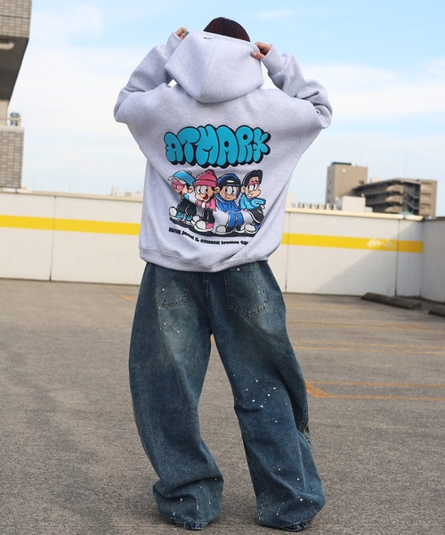 ATMARK パーカー 「フリーサイズ / UNISEX 」ATMARK×DAI NEWJACKコラボ