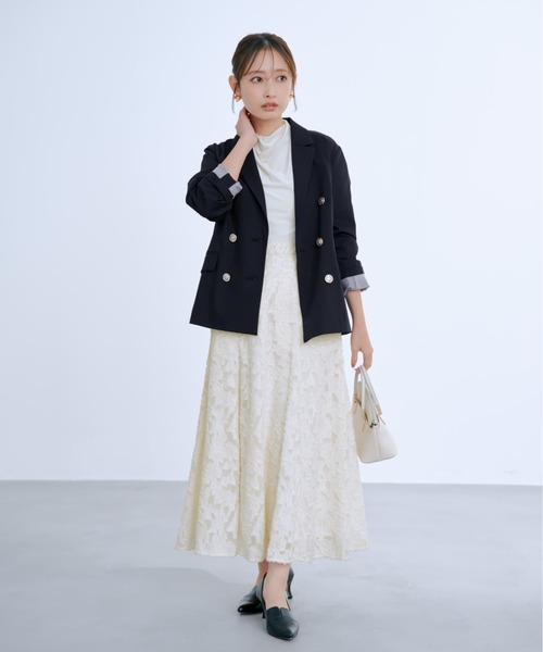 ジャケット テーラードジャケット ゴールドボタンダブルジャケット