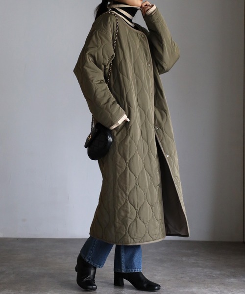 「sakishimatokyo」 ノーカラーコート FREE アイボリー レディース_画像3