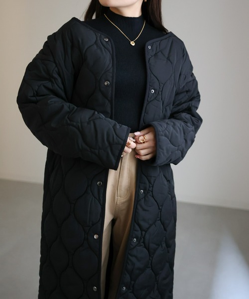 「sakishimatokyo」 ノーカラーコート FREE アイボリー レディース_画像6