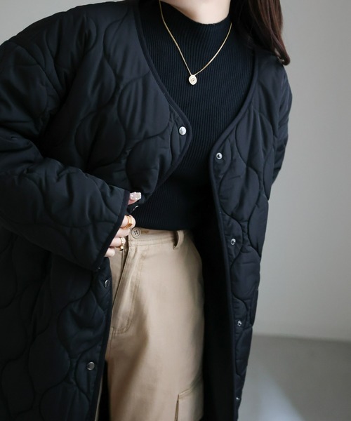 「sakishimatokyo」 ノーカラーコート FREE アイボリー レディース_画像8