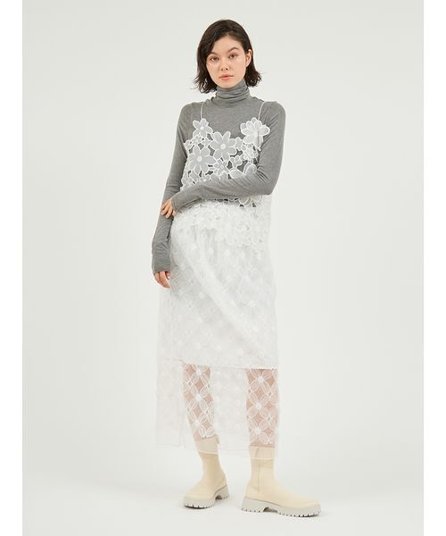 emmi フラワーオーガンジービスチェ レディース : ZOZOTOWN Yahoo!店