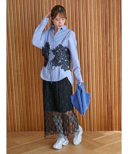 emmi フラワーオーガンジービスチェ レディース : ZOZOTOWN Yahoo!店