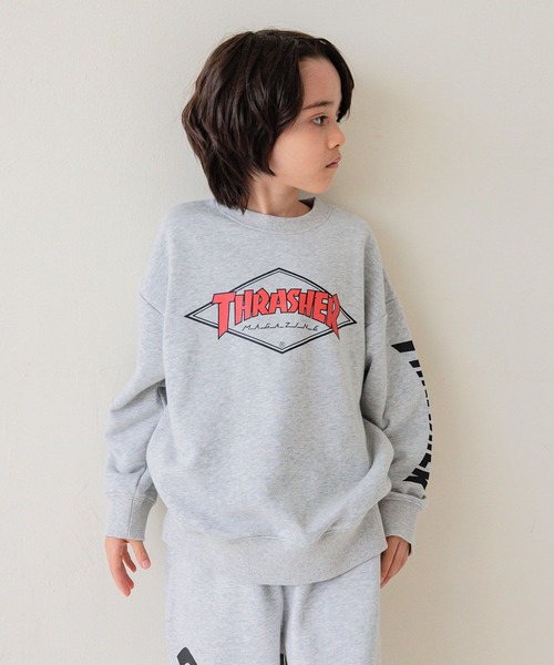 THRASHER（スラッシャー） トレーナー 「」別注ロゴスウェット(KIDS
