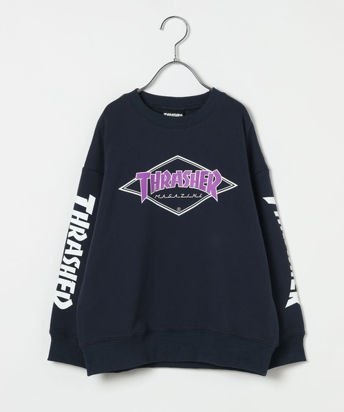 THRASHER（スラッシャー） トレーナー 「」別注ロゴスウェット(KIDS