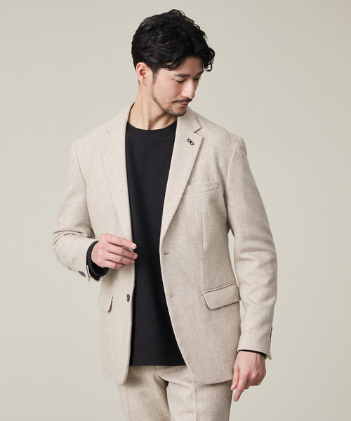 ABAHOUSE GRAY ジャケット テーラードジャケット 「カシミヤブレンド