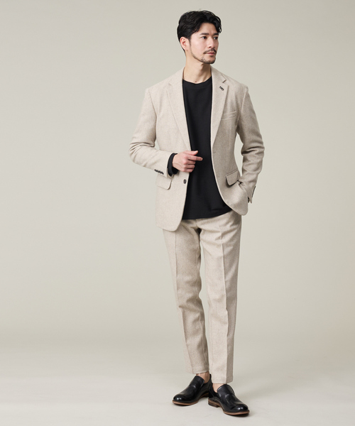 【高級・美品】パパス シングル テーラードジャケット カシミヤ100% グレー系 Papas カシミヤ100％ テーラードジャケット 44(S) M〜L相当 - メルカリ