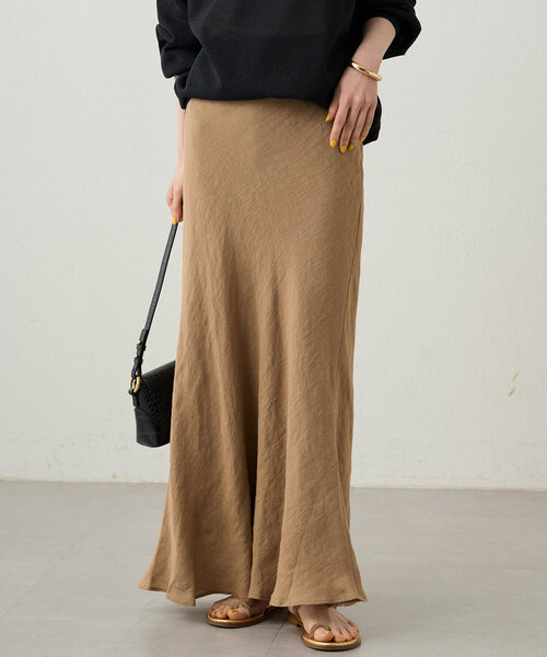 「LOUNGEDRESS」 ロングスカート MEDIUM ブラウン レディース_画像3