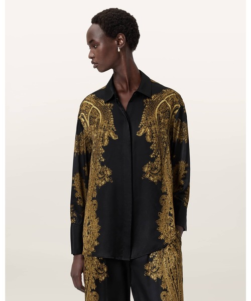 ブラウス シャツ BERINE SATIN SHIRT | BERINE サテン シャツ レディース