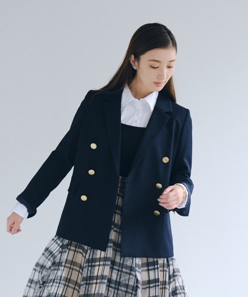 SNIDEL（スナイデル） テーラードジャケット 0 ネイビー レディース