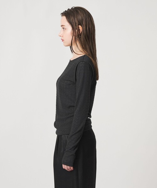 ＜ASTRAET＞ レース クルーネックTシャツ ASTRAET（アストラット） tシャツ 「ASTRAET」レース クルーネック
