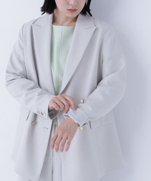 ナチュラルビューティーベーシック ホワイト フード付きジャケット♡新品 NATURAL BEAUTY BASIC（ナチュラルビューティーベーシック） ブルゾン
