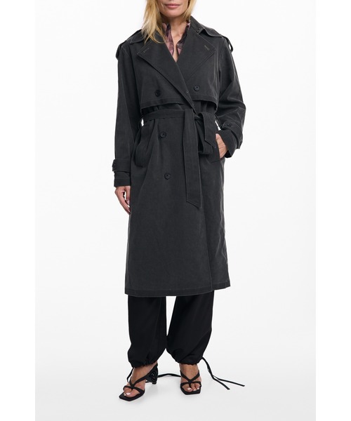 【未使用タグ付き！】Desigualデシグアル トレンチコート　XXLサイズ 未使用タグ付き！】Desigualデシグアル トレンチコート XXLサイズ